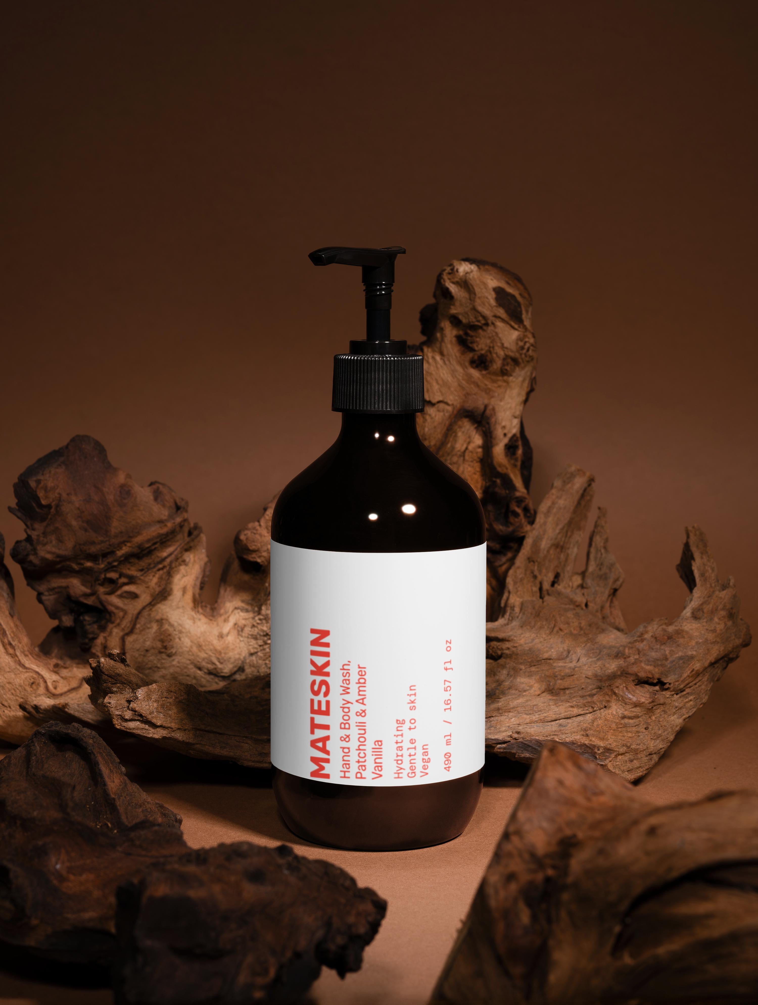 Hand & Body Wash, Patchouli & Amber Vanilla